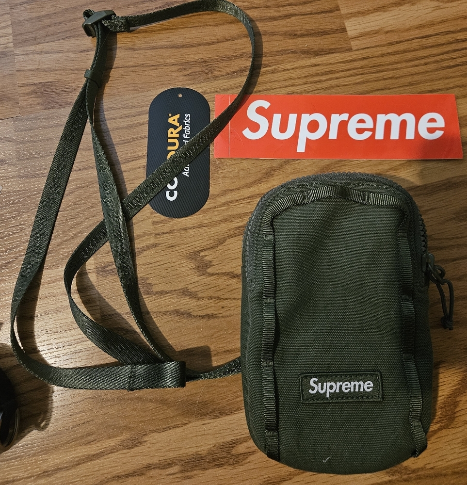Supreme Dark Green Cross Body Bag